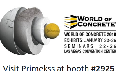 Visit us at World of Concrete 2018 - world’s leading, annual event to the commercial concrete and masonry construction industries. Featuring indoor and outdoor exhibits, leading suppliers showcasing innovative products and technologies, exciting demonstrations and competitions, a world-class education programs. Primekss booth #2925.